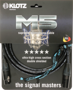 Kabel mikrofonowy XLR Klotz MC5000 z wtykami Neutrik, 5 m