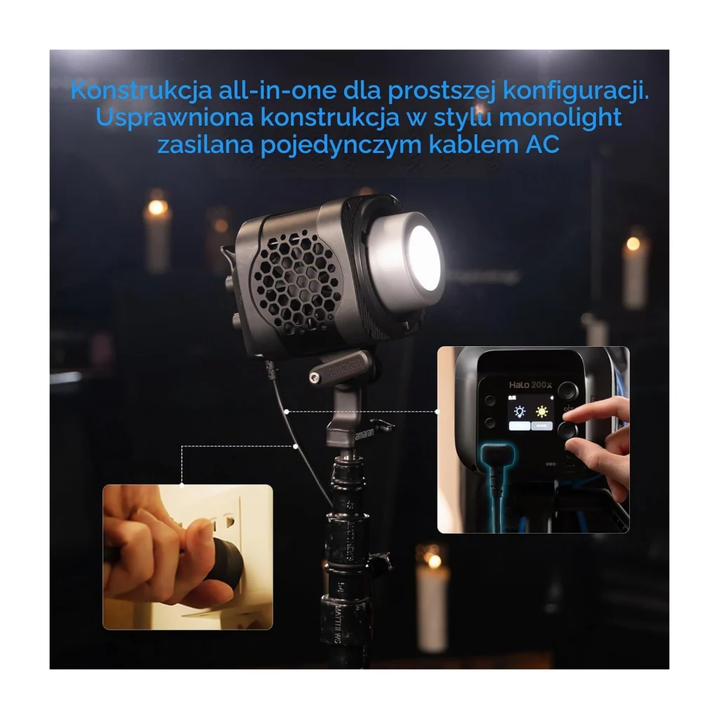 Amaran Halo 200X – lampa led do nagrywania