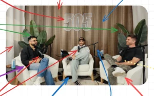 Studio podcastowe dla trzech osób
