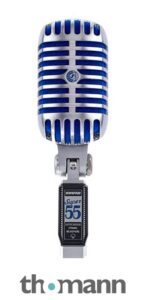 Shure Super 55 Deluxe — Mikrofon w tym setupie