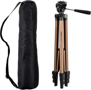 Statyw Amazon Basics 127 cm z torbą — Statyw w tym setupie